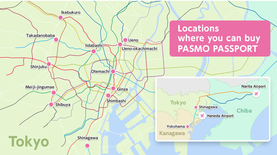 PASMO PASSPORT SALES LOCATIONS