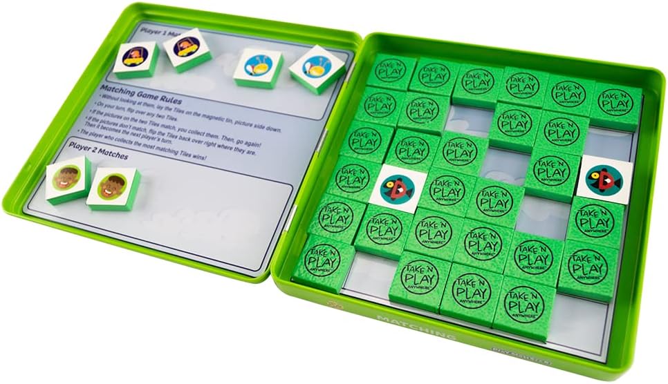 PlayMonster Take N Play — Matching Game — Easy to Use, Hard to Lose — Fun on the Go Travel Game — For Ages 3+