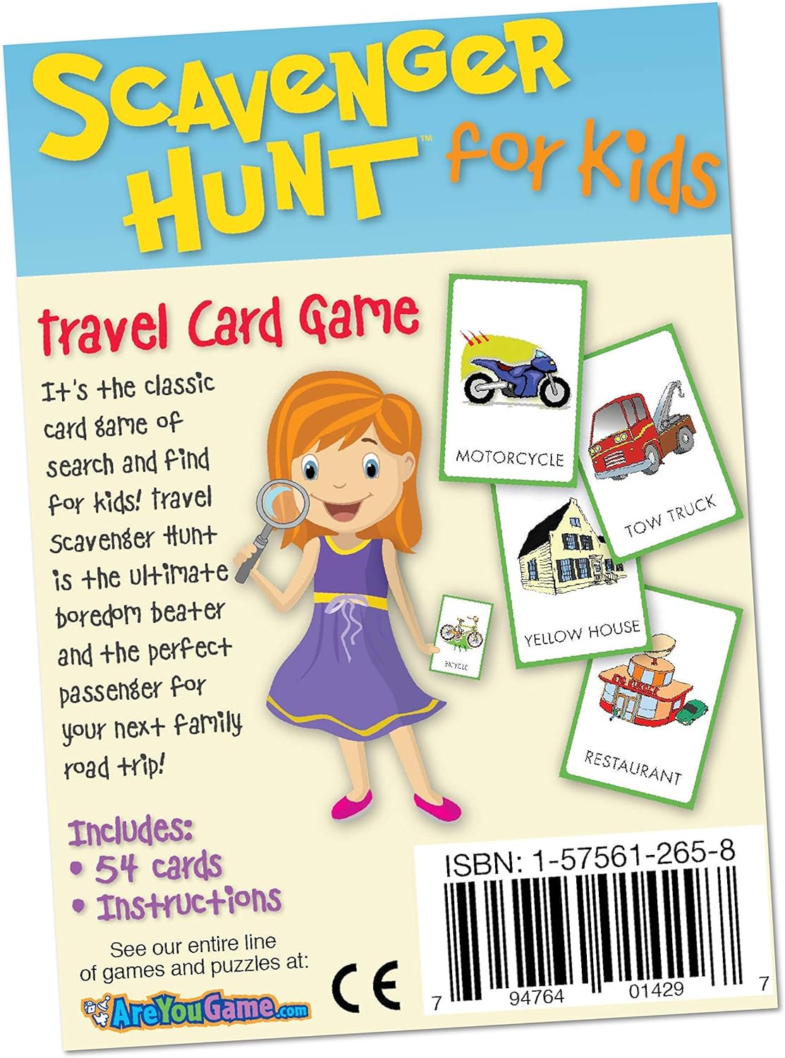 Briarpatch Travel Scavenger Hunt Card Game for Kids, Activities for Family Vacations, Road Trips and Car Rides, Ages 7 and Up