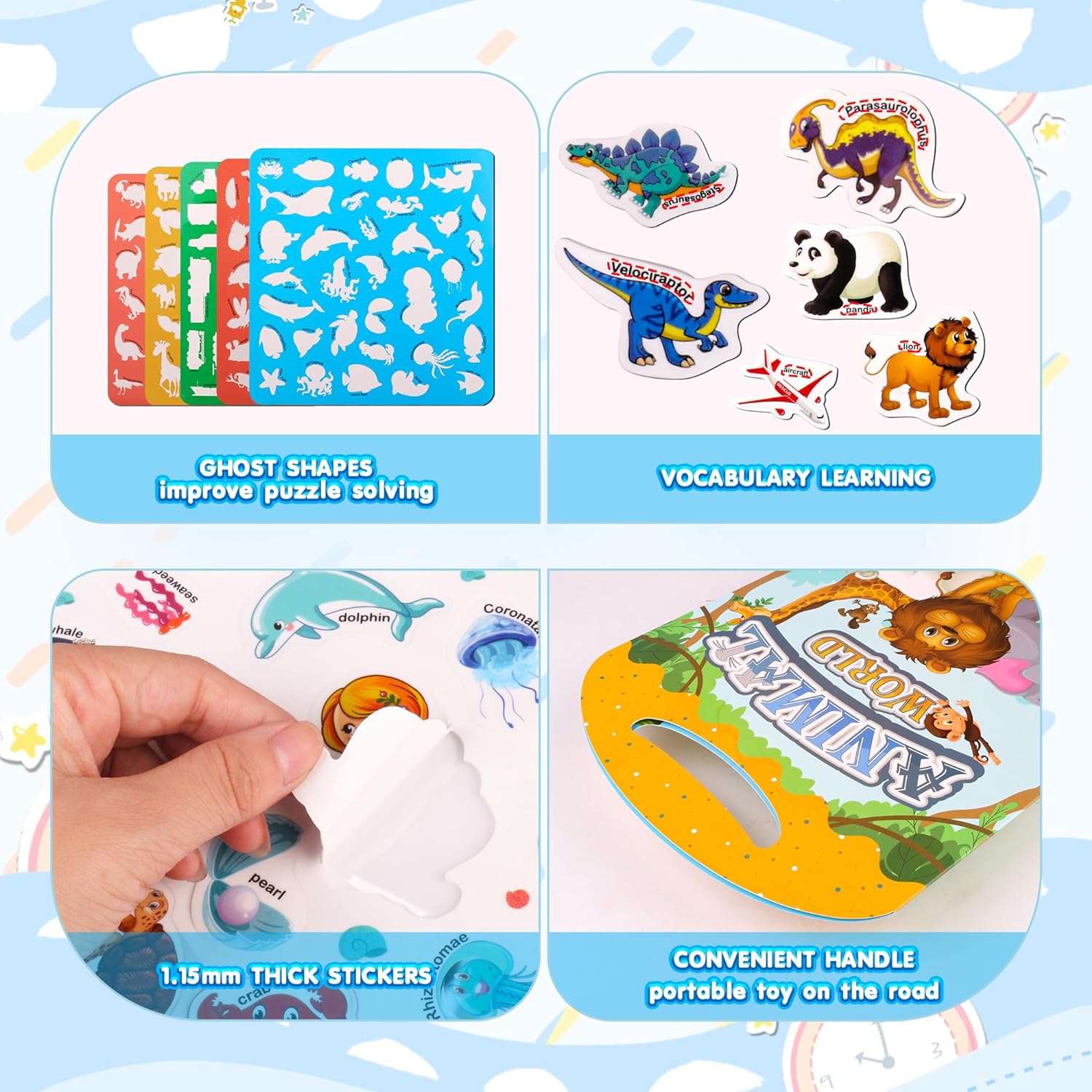 Reusable Stickers Review: A Kids Activity that Will Keep Your Child's  Attention! 