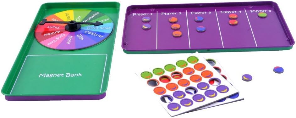 The Purple Cow Magnetic Game Box for Kids and Adults - Magnetic Dress Me Up - Ideal Games for travelling - On the go games - 100% Off Screen activity